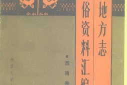 西南–中国地方志民俗资料汇编-西南卷(上下卷)PDF电子版下载