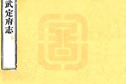 山东–武定府志(咸丰)卷20-27-国图 PDF电子版下载