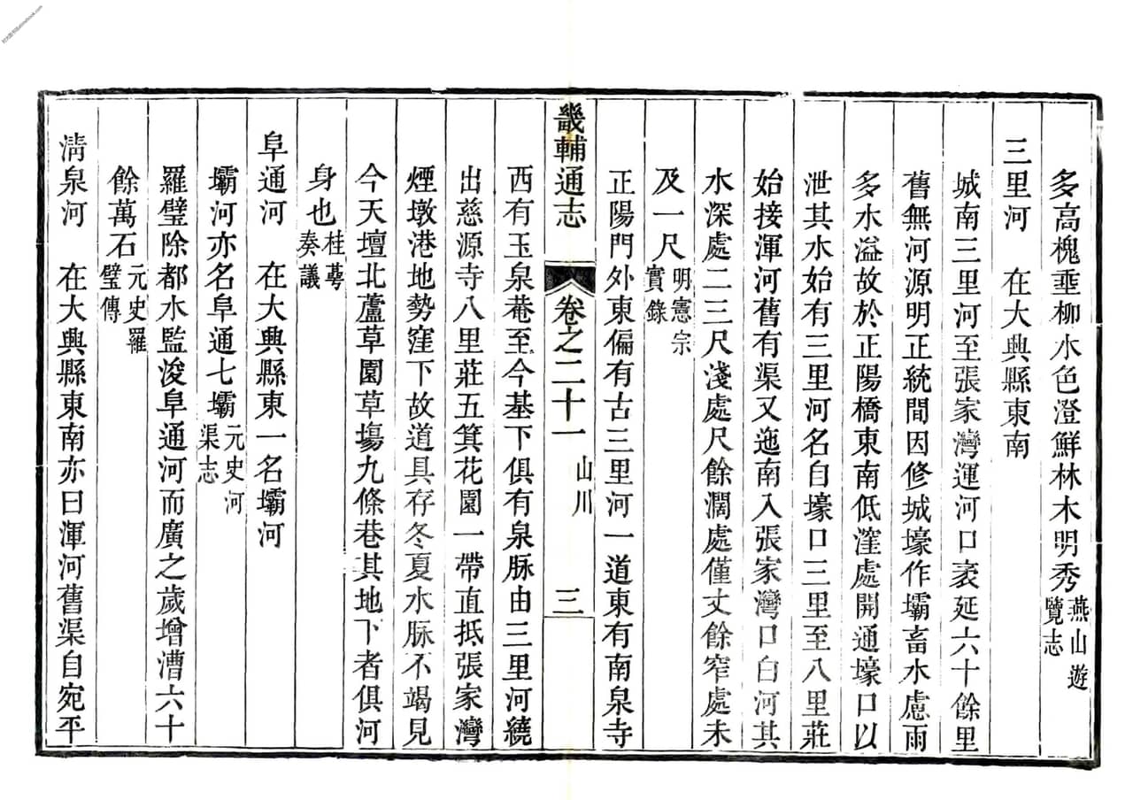 河北–畿辅通志(雍正)卷021-040-国图 PDF电子版下载 时光县志